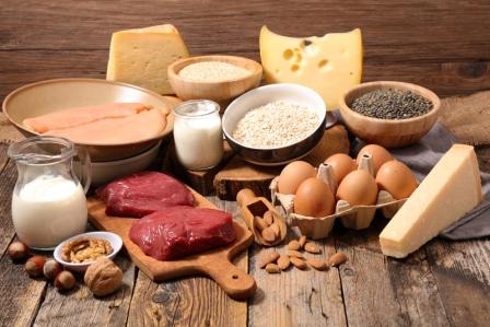 potraviny s vysokým obsahom bielkovín - proteínov